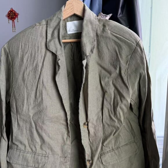 Oak + Fort   LINEN BLAZER - Picture 1 of 4